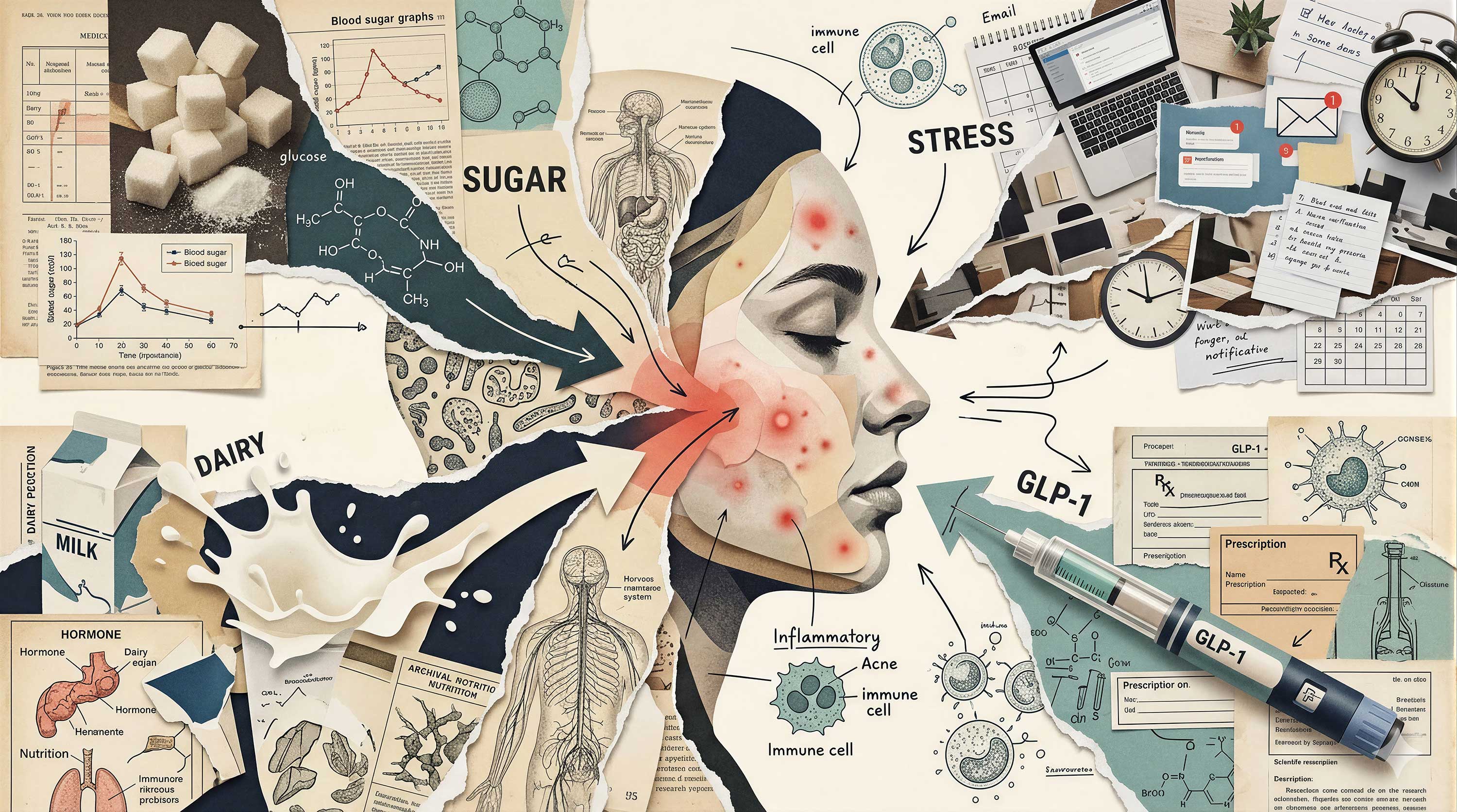 Sugar, Dairy, GLP-1 Drugs & Stress: Which One Is Really Behind Your Breakouts?