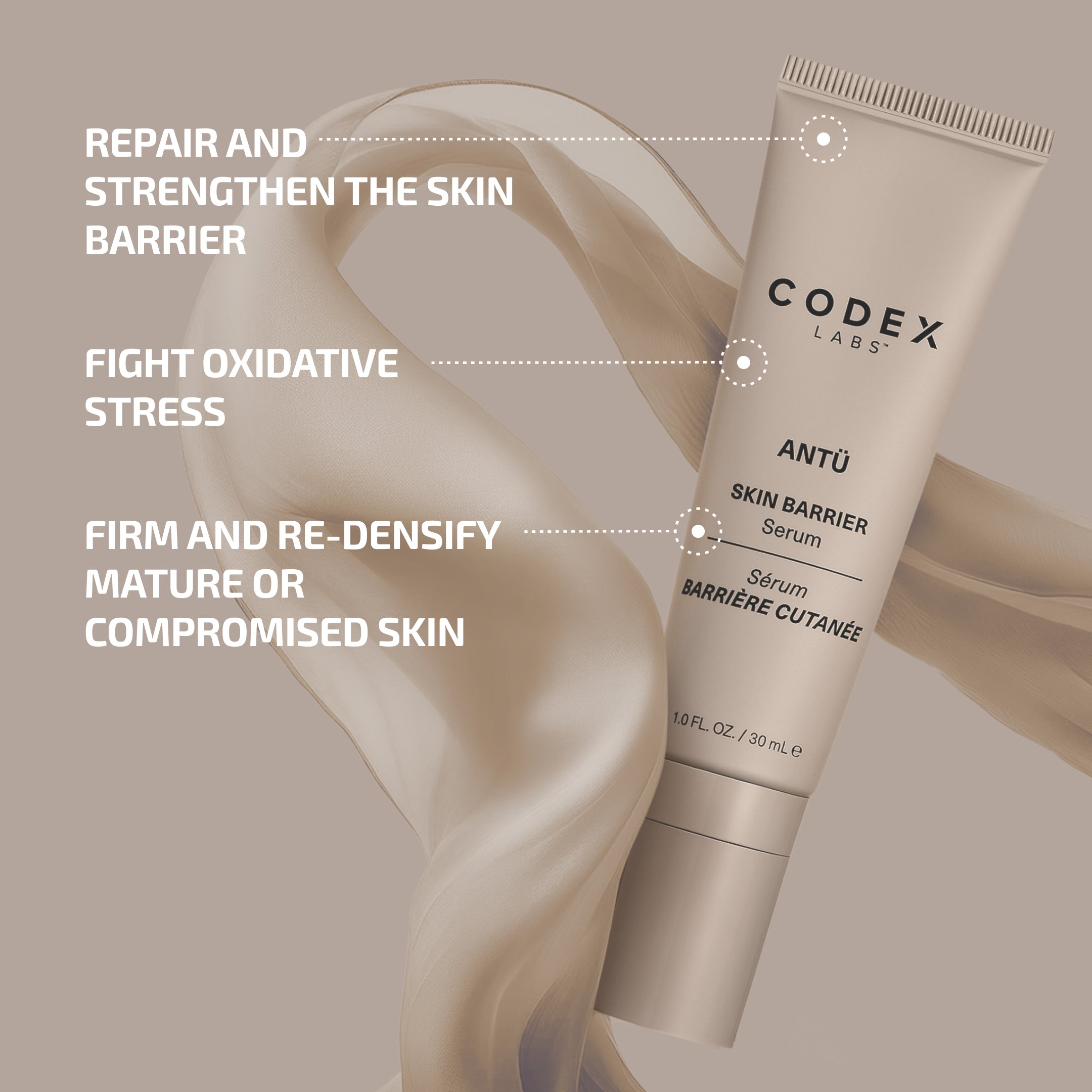 Skin Barrier Repair Serum – Combat Inflammaging & Redensify Mature Skin | ANTÜ (Age: 30-60+)