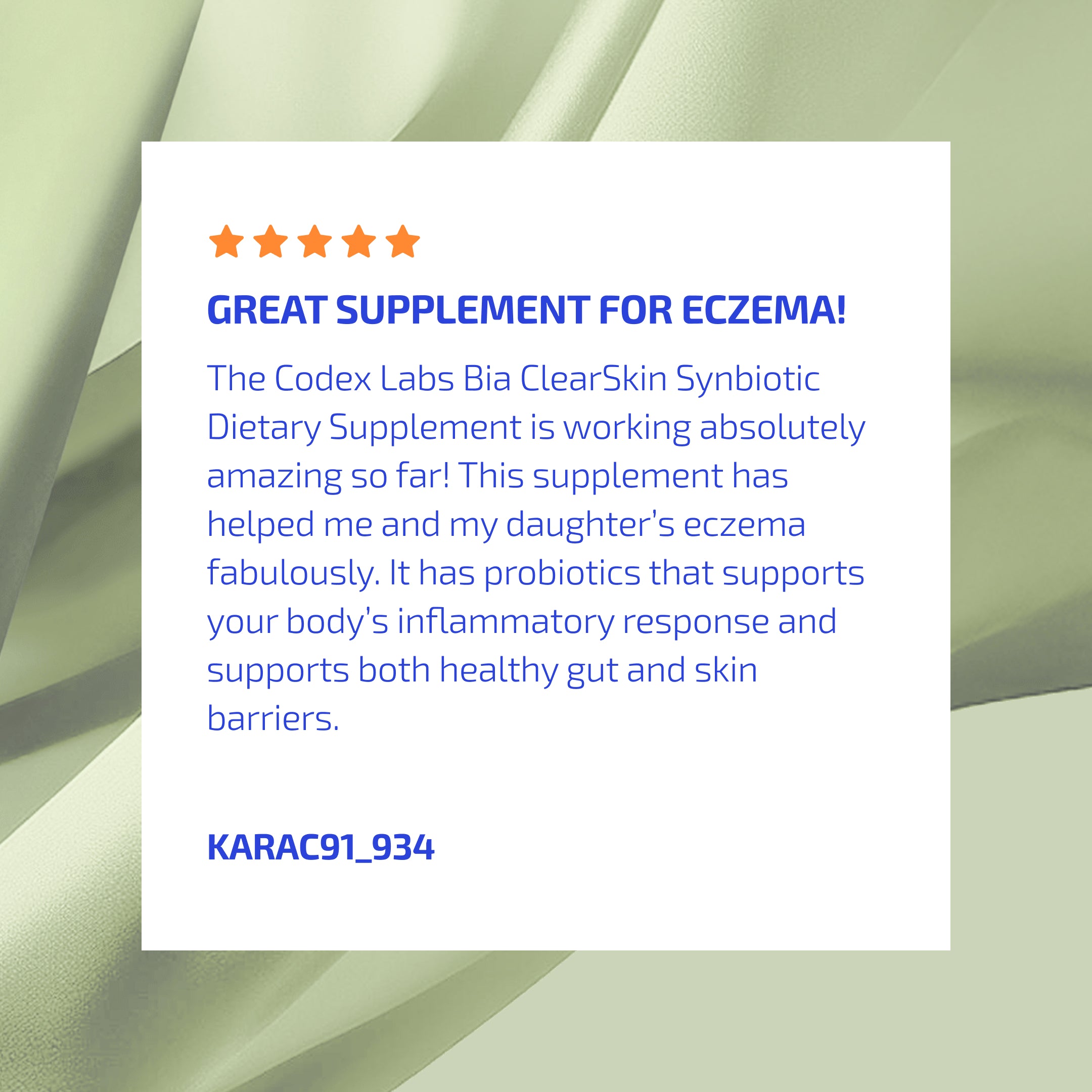 ClearSkin Probiotic for Eczema-Prone Skin (12+)