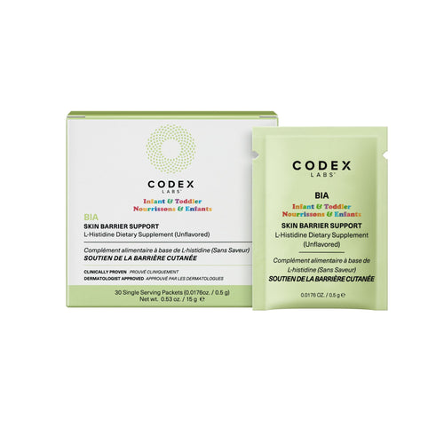 Codex Labs BIA skin barrier support supplement packaging on a white background