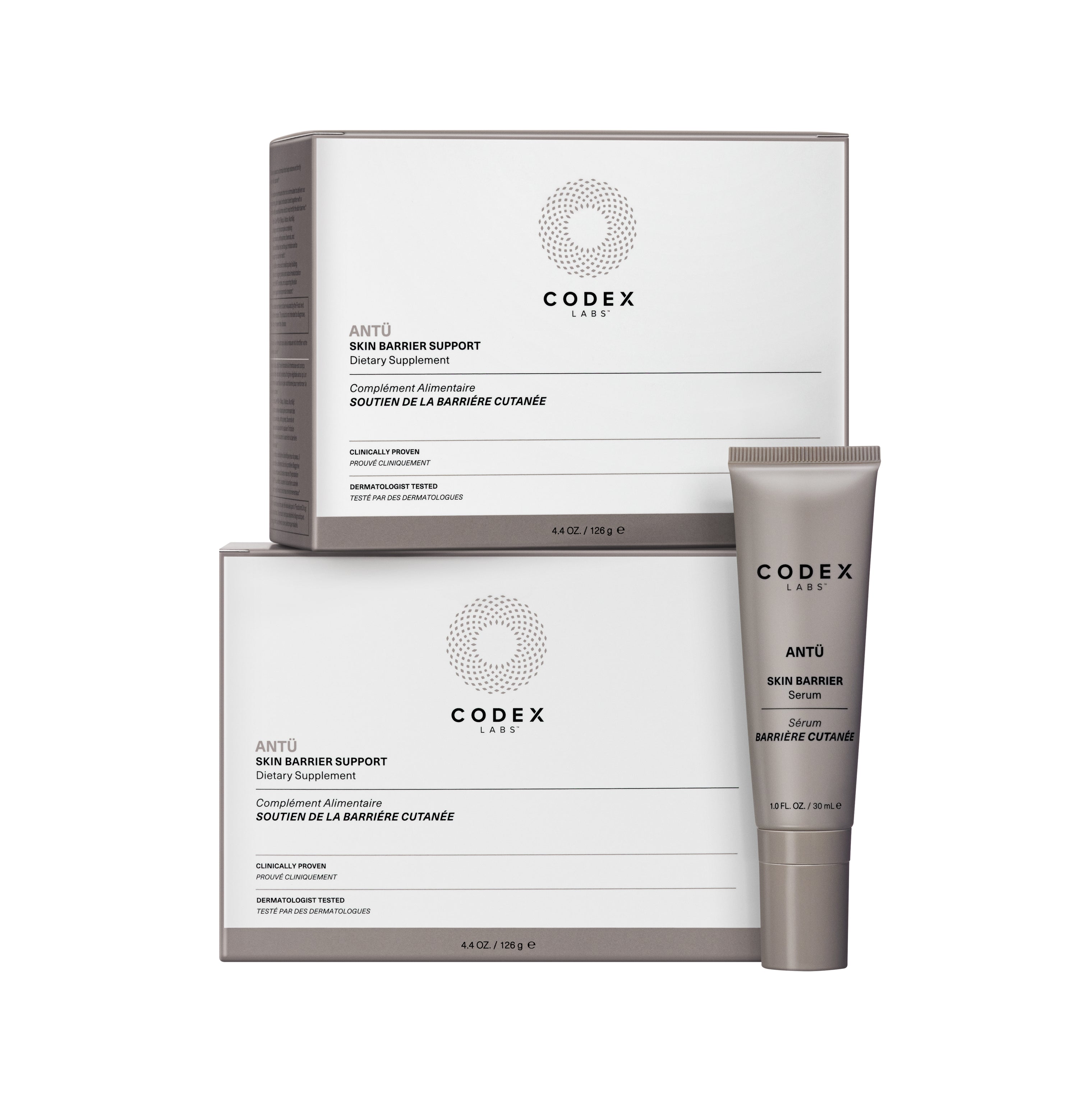 Antu Complexion Protocol - Skin Barrier L-histidine supplement & M3 Antioxidant Serum (Age: 30-60+)