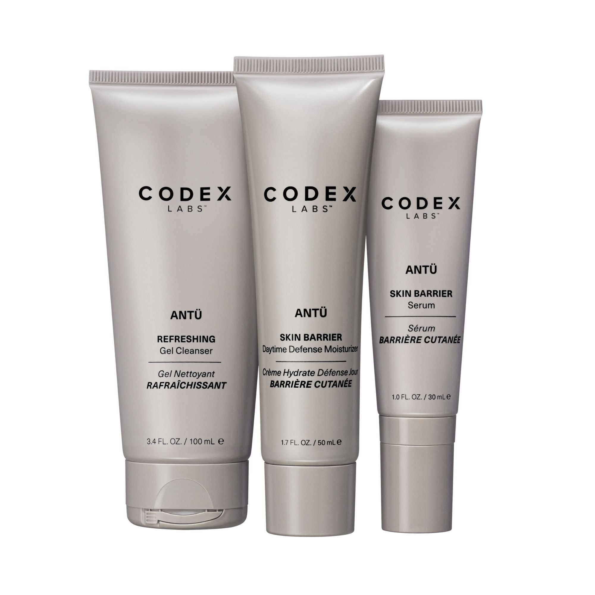 EXONINE DERMA CODE モーニングラディアンスクリーム 50ml ANTÜ Skin Barrier Repair Set | Cleanser, Serum & Moisturizer