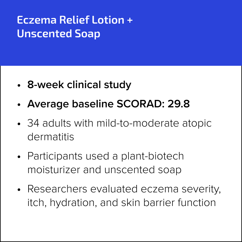 Eczema Relief Lotion + Unscented Soap
