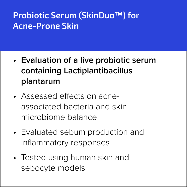 Probiotic Serum (SkinDuo™) for Acne-Prone Skin