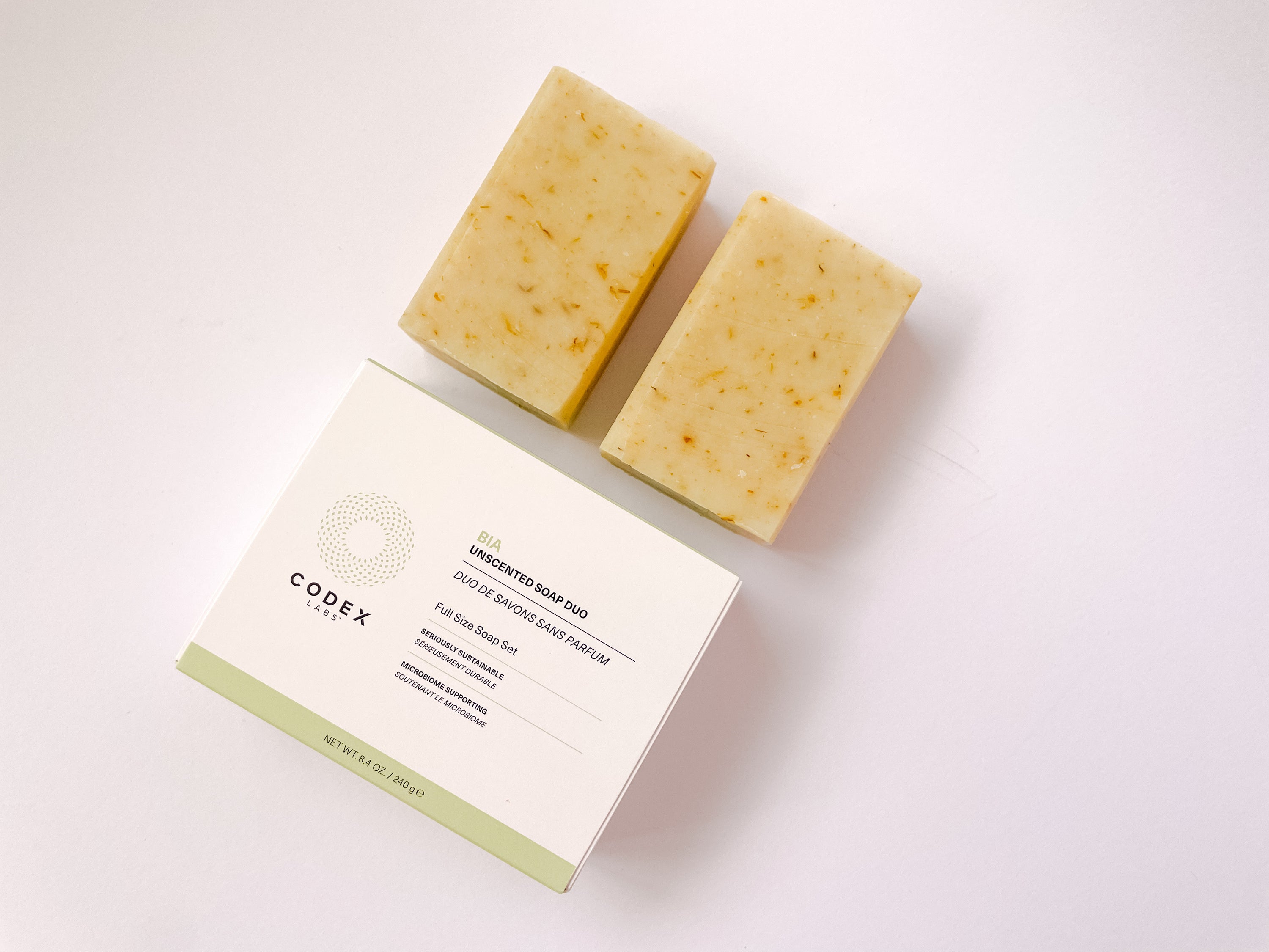 BIA Unscented Soap for Dry, Sensitive, Eczema-Prone Skin (2-Pack)